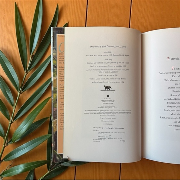 Cats Vanish Slowly by Ruth Tiller & Laura Seeley - 1995 Hardcover w/ Dust Jacket - Picture 10 of 12